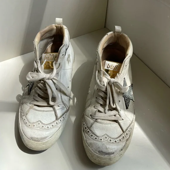 Golden Goose High Top Mid Star Sneakers - Picture 3 of 6